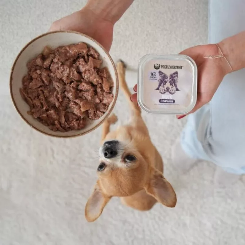 PAKA ZWIERZAKA peru e arandos comida húmida para cães – sem cereais, saqueta de 150 g