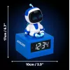 Despertador AstroBot Icon Paladone – despertador robô digital LCD cinzento/branco com função soneca