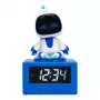 Despertador AstroBot Icon Paladone – despertador robô digital LCD cinzento/branco com função soneca