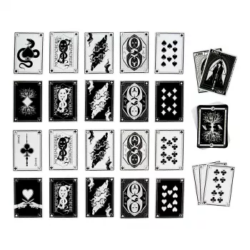 Cartas de jogar Harry Potter Dark Arts em lata Paladone