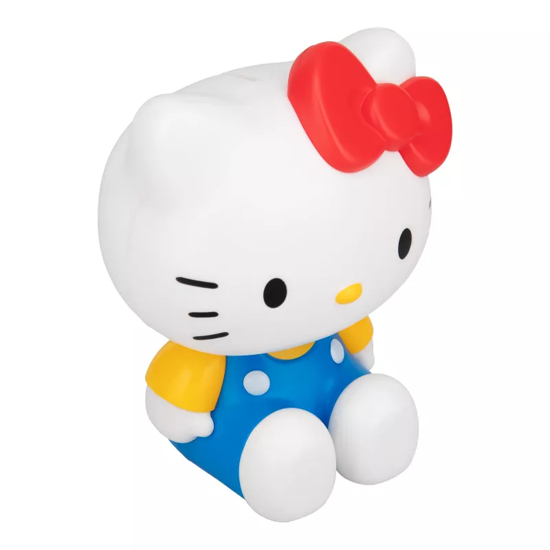 Paladone Hello Kitty Mealheiro em forma - Caixa de moedas de cerâmica, Merchandising Oficial Sanrio, branco/rosa/preto, 13,5 x 13,5 x 16,5 cm