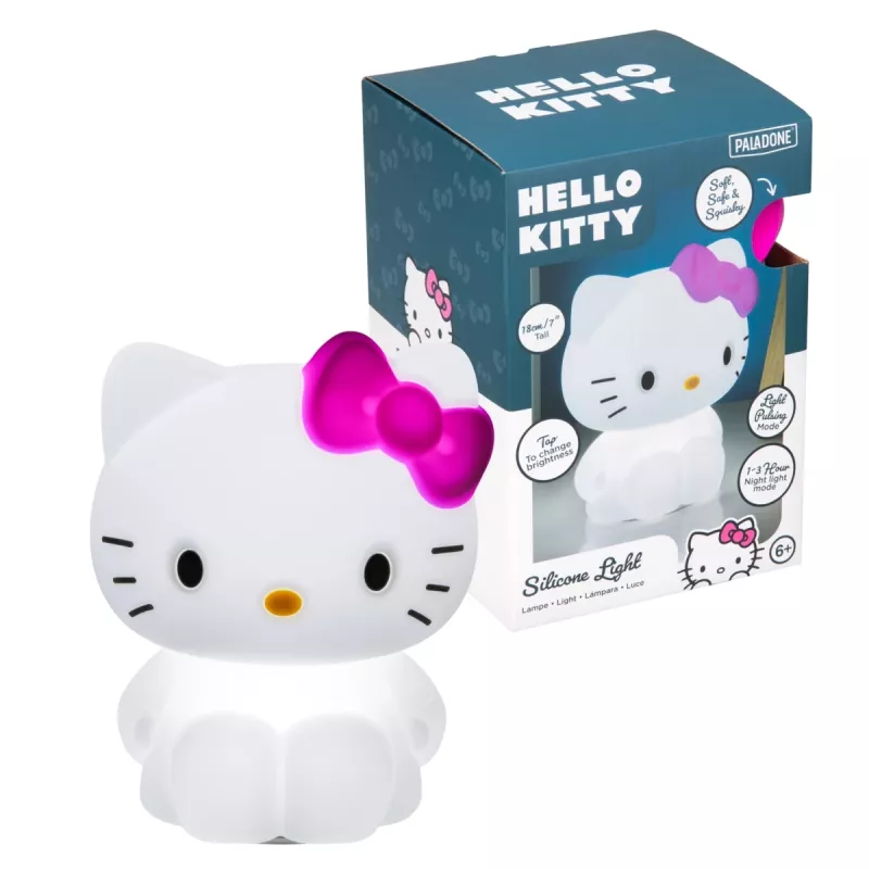 Luz de silicone SquishyGlo Hello Kitty Paladone