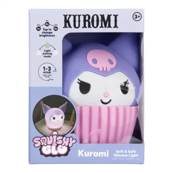 Luz de silicone SquishyGlo Kuromi Paladone recarregável