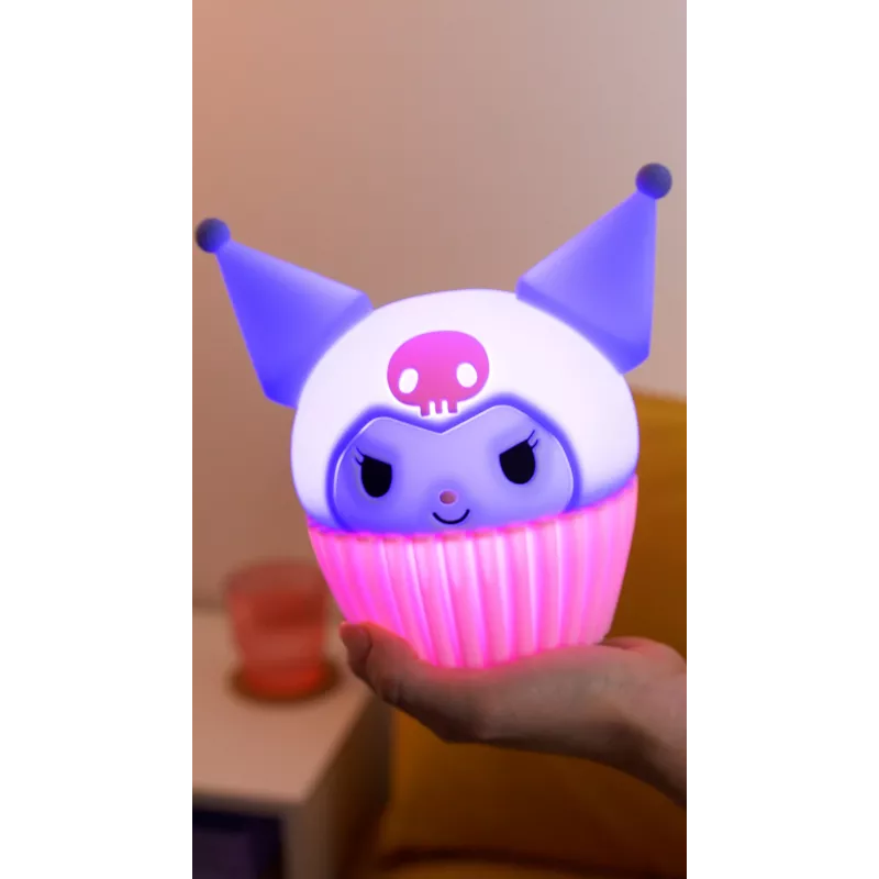 Luz de silicone SquishyGlo Kuromi Paladone recarregável