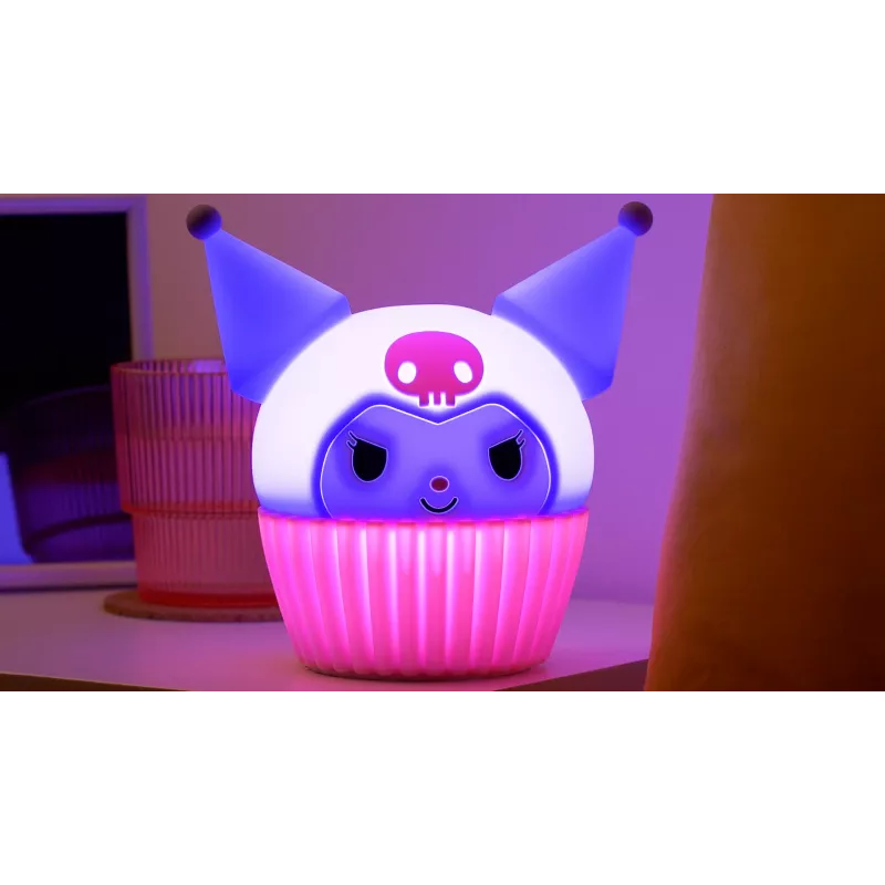Luz de silicone SquishyGlo Kuromi Paladone recarregável