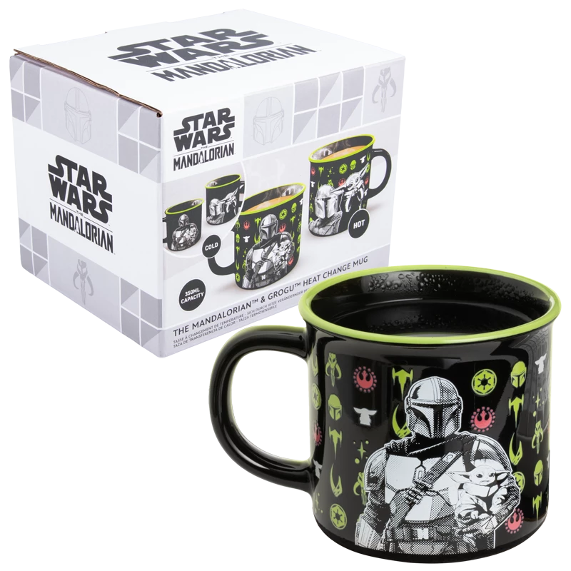 Paladone Mandalorian and Grogu Caneca Heat Change