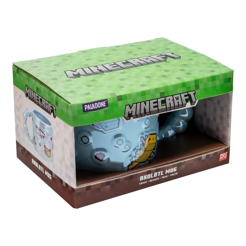Paladone caneca em forma de bolha Minecraft Axolotl