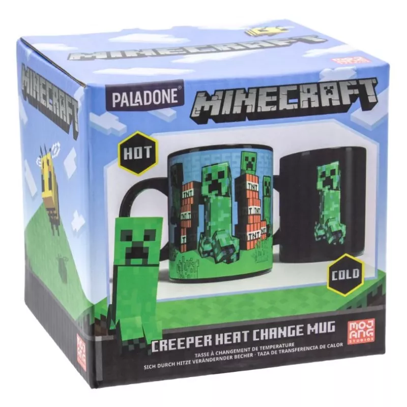 Caneca termocromática Minecraft Creeper Paladone
