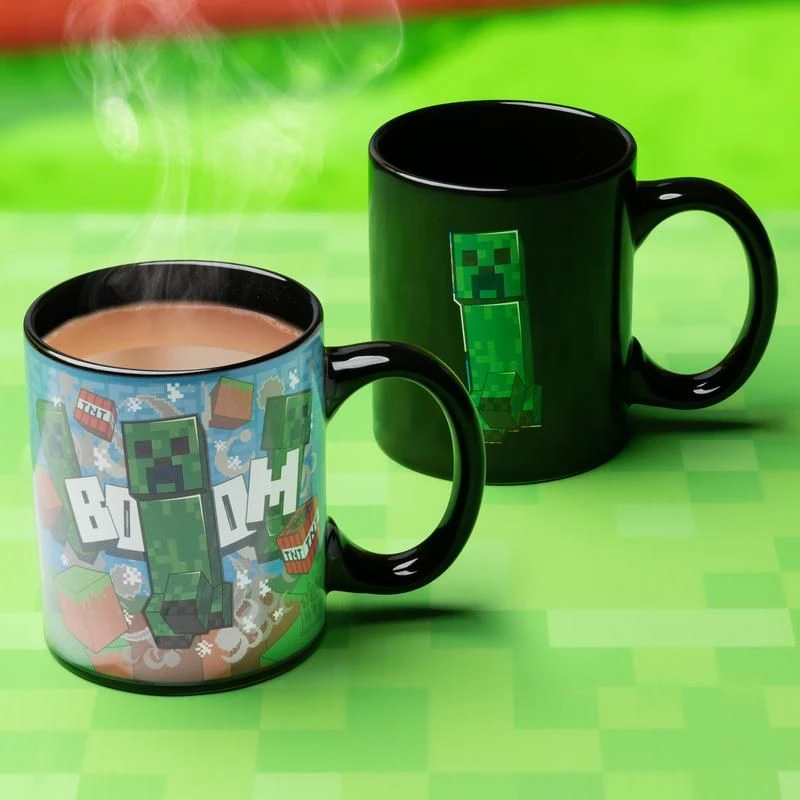 Caneca termocromática Minecraft Creeper Paladone