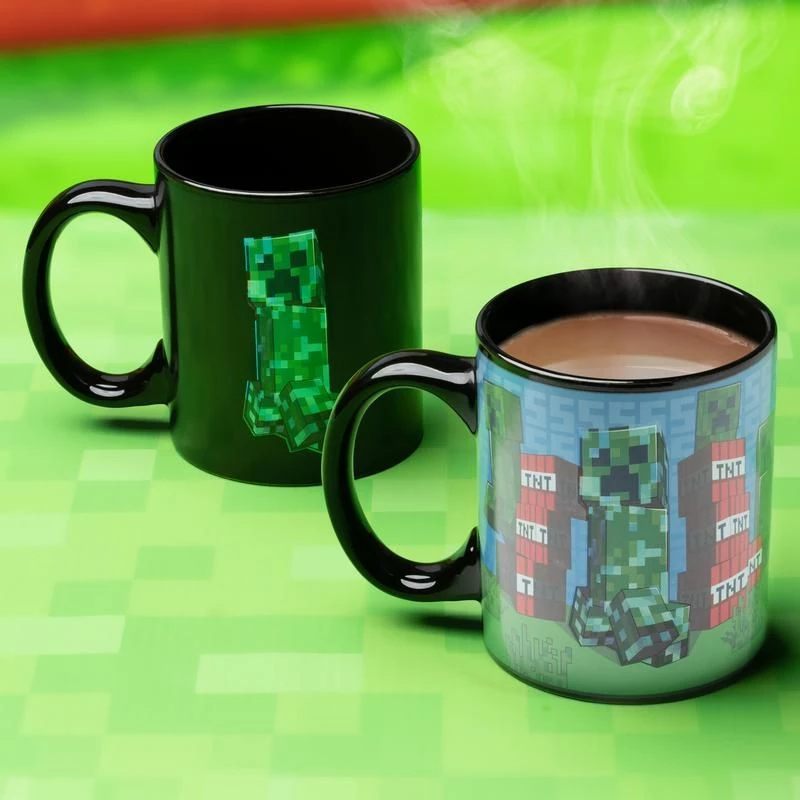 Caneca termocromática Minecraft Creeper Paladone