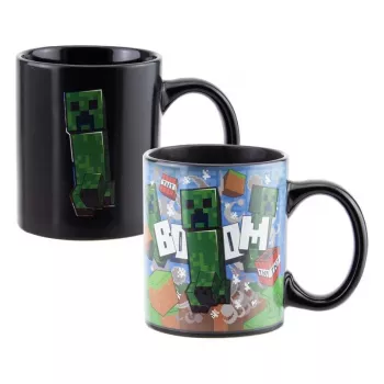 Caneca termocromática Minecraft Creeper Paladone