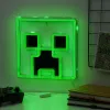 Paladone Minecraft Creeper Luz LED néon para montagem na parede