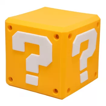 Luz SquishyGlo Question Block Paladone recarregável