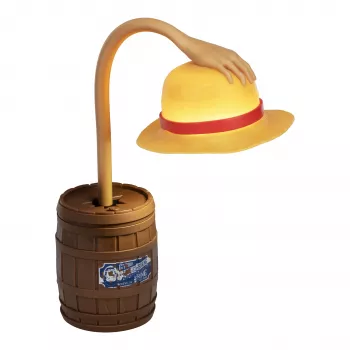 Lâmpada de secretária Paladone Straw Hat Posable Light - One Piece Luffy, LED alimentada por USB