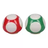 Paladone Conjunto de saleiro e pimenteiro Super Mario Mushroom (Cogumelo Super vermelho e cogumelo 1-Up verde)
