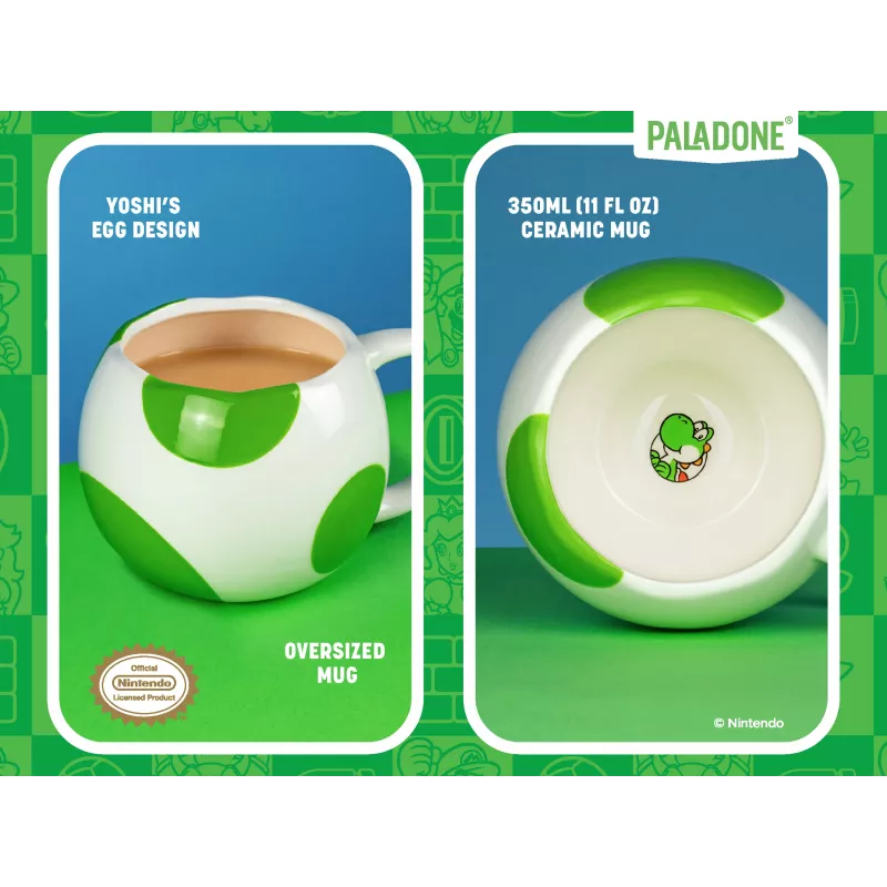 Paladone Caneca em forma de ovo Yoshi
