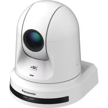 Câmara PTZ 4K UHD Panasonic AW-UE50WEJ com zoom ótico 24x, 3G-SDI e HDMI, PoE+, branco