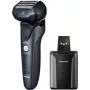Panasonic ES-LV97-K803 máquina de barbear elétrica 5 lâminas Arc-Foil com estação de limpeza e carregamento automática, molhado e seco, preto