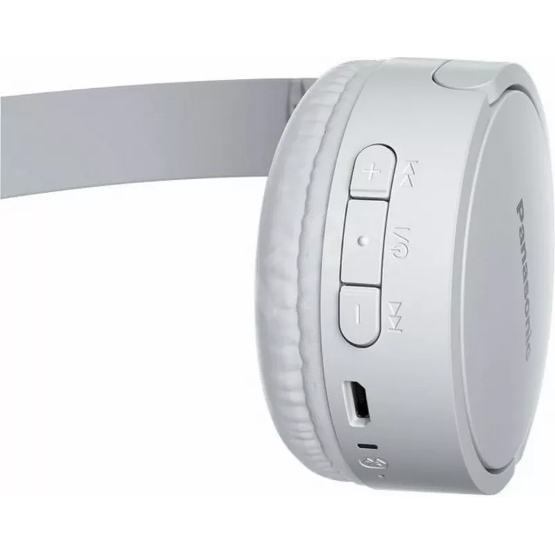 Auscultadores on-ear sem fios Bluetooth Panasonic RB-HF420BE-W, branco