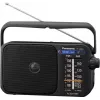 Rádio analógico portátil AM/FM Panasonic RF-2400DEG-K - preto