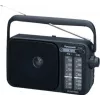 Rádio analógico portátil AM/FM Panasonic RF-2400DEG-K - preto