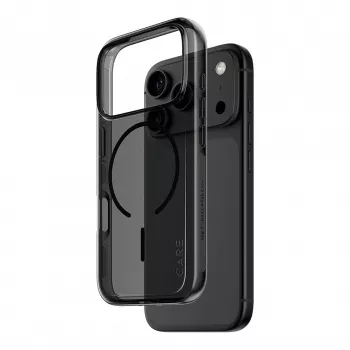 PanzerGlass CARE capa Smokey com MagSafe preto para iPhone 17 Pro