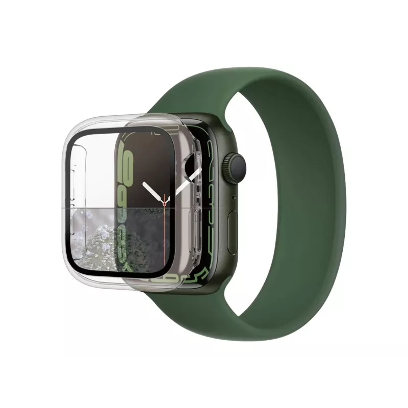 PanzerGlass protetor integral para Apple Watch Series 7/8/9 41mm – vidro temperado 9H transparente