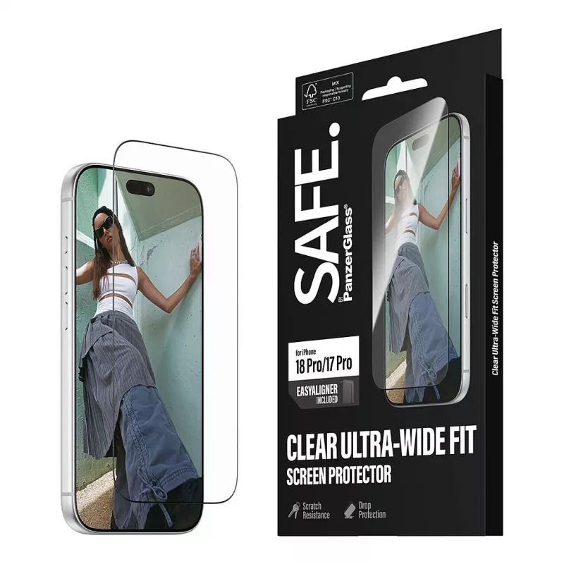 PanzerGlass SAFE. película protetora de ecrã para iPhone 18 Pro / 17 Pro