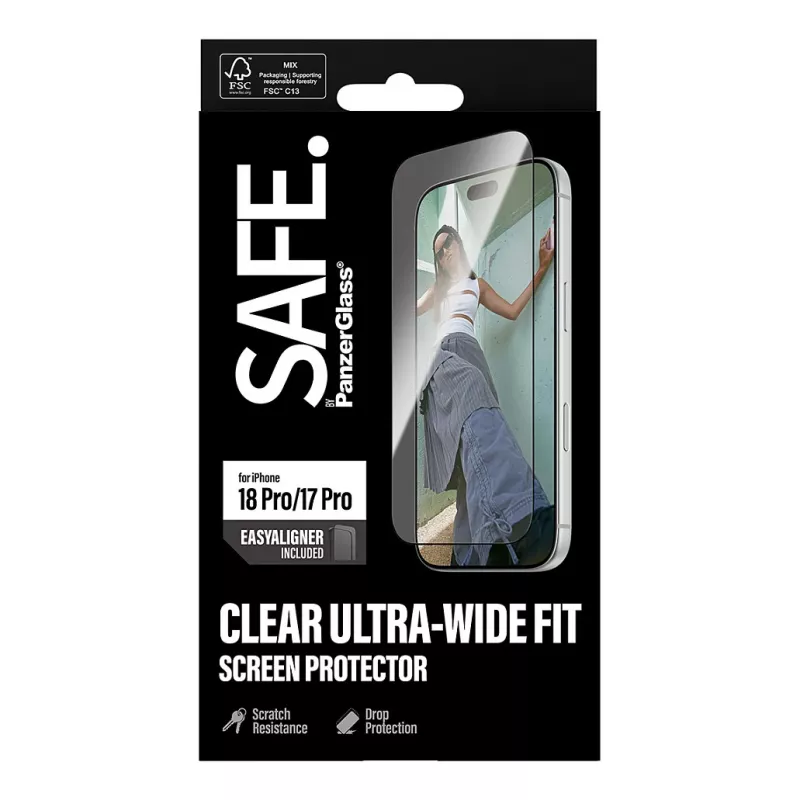 PanzerGlass SAFE. película protetora de ecrã para iPhone 18 Pro / 17 Pro