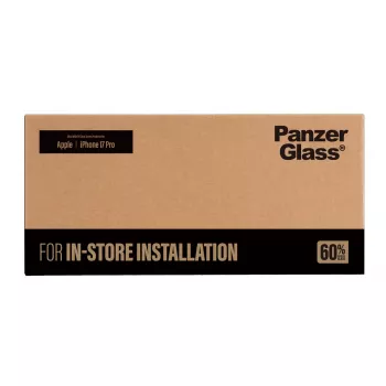 Película de Proteção de Ecrã PanzerGlass iPhone 2026 Pro | 17 Pro | Ultra-Wide Fit para Máquina de Instalação FastFit