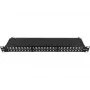Patch panel STP Alantec 48 portas Cat.5E 19 polegadas 1U