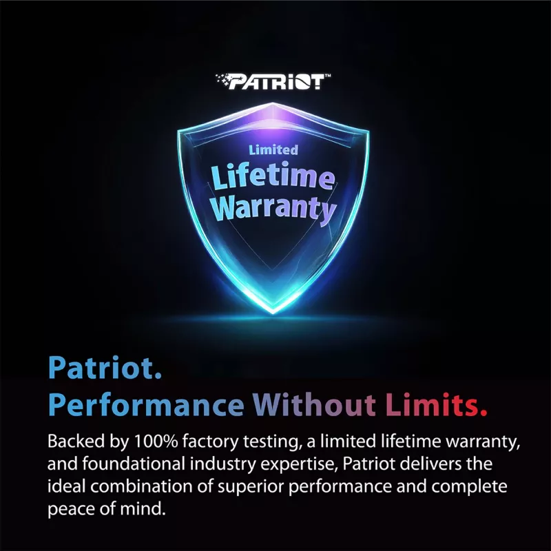 Patriot Viper Venom Non-RGB AMD DDR5 16GB (2x8GB) 6400MHz CL38 EXPO kit de memória