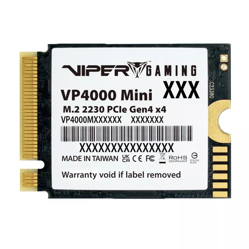 SSD Patriot Viper VP4000 Mini 500GB M.2 2230 PCIe Gen4x4 NVMe