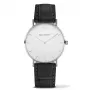 Relógio de quartzo unissexo Paul Hewitt Sailor Line 39mm bracelete mesh em aço inoxidável prateado mostrador branco areia PH-SA-SSTW15S