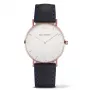 Paul Hewitt Sailor Line Relógio unissexo PH-SA-RSTW11S 39 mm ouro rosa cinzento pele