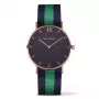 Relógio PAUL HEWITT Sarstain unissexo 39mm malha de aço inoxidável preto gunmetal PH-SARSTBNG20