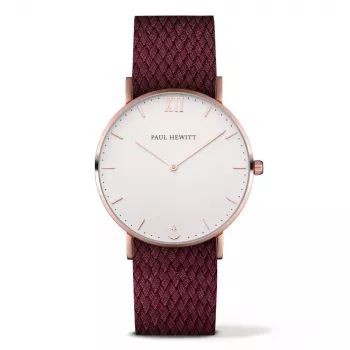 Paul Hewitt Relógio unissexo PH-SA-RSTW19S 39mm Rosa-ouro Aço inoxidável Mesh