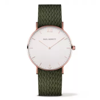 Paul Hewitt relógio unissexo PH-SA-RSTW20S 39mm ouro rosa aço inoxidável malha