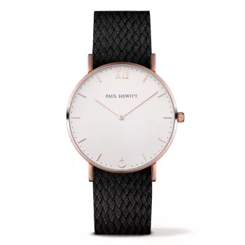 Paul Hewitt Relógio unissexo PH-SA-RSTW21M 39mm Ouro rosa Aço inoxidável Malha