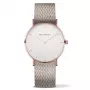 Relógio Paul Hewitt unissexo PH-SA-RSTW25S 39mm rose gold aço inoxidável malha