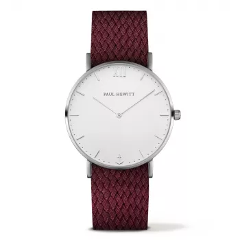 PAUL HEWITT relógio unissexo PH-SA-SSTW19S 39mm ouro rosa aço inoxidável cinzento nylon NATO