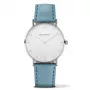 Relógio unissexo PAUL HEWITT PH-SA-SSTW23M 39mm aço inoxidável mesh prateado/branco