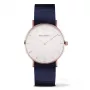 PAUL HEWITT relógio unissexo PH-SARSTWN20S 39 mm malha em aço inoxidável bicolor prateado ouro rosa