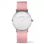 Relógio unissexo PAUL HEWITT Sailor Line 39 mm malha de aço inoxidável prateada PH-SA-SSTW27S