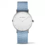 Relógio unissexo PAUL HEWITT Sailor Line 39 mm malha de aço inoxidável prateado PH-SA-SSTW26S