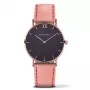 Relógio unissexo PAUL HEWITT Sailor Line PH-SA-RSTB24S 39 mm malha de aço inoxidável ouro rosa