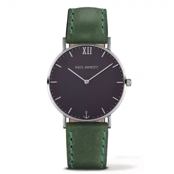 Paul Hewitt Relógio de mulher Sailor Line quartzo PHSASSMB12M 36 mm ouro rosa aço inoxidável mostrador preto