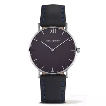 Paul Hewitt Relógio de mulher PHSASSMB11S 36 mm bracelete de malha de aço inoxidável