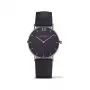 Relógio de mulher PAUL HEWITT Sailor Line PHSASSTB11S 39 mm ouro rosa aço inoxidável malha mostrador preto