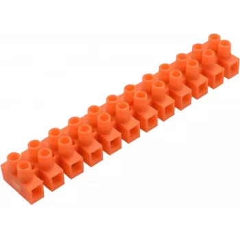 PAWBOL E.4031P Borne de parafuso 12 polos 2,5mm² 450V 24A poliamida transparente